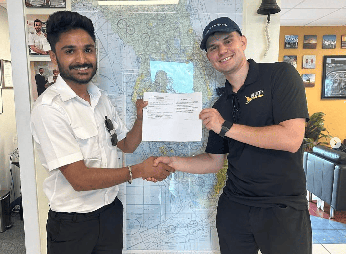 Pilots and certificate