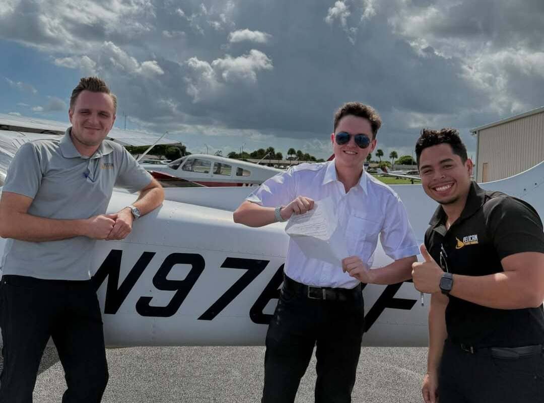 Three smiling men width=